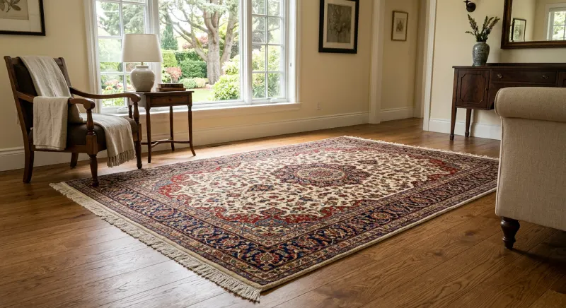 Carpet cleaning result